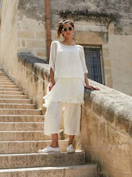 Womenswear: Etta Top Gauze Linen