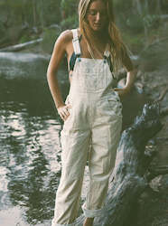 Womenswear: Cord Overalls Cream