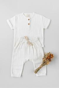 Womenswear: Organic Cotton Teddy T-shirt White