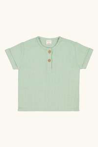 Womenswear: Organic Cotton Teddy T-shirt Sage