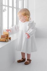 Organic Cotton Lara Dress White