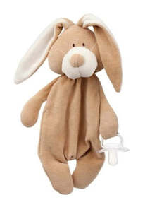 Comforter Bunny With Dummy Holder