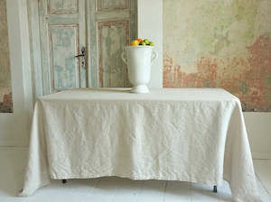 Table Cloth Oatmeal 100% Linen (2 sizes available)