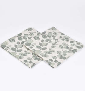 Womenswear: Linen Napkins set of 4 Eucalyptus