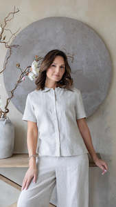 Linen Blouse Tina Natural