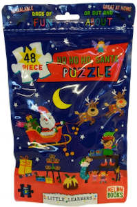 Melon Books 48-Piece Puzzle Bags, Ho, Ho, Ho Santa- 36.3cmx26.5cm