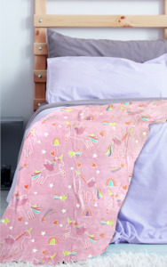 Haberdashery: Formr Junior Glow Throw, 127x152cm