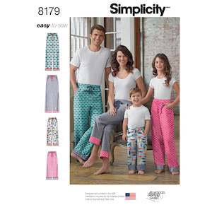 Haberdashery: Simplicity Pattern 8179 Child, Teen and Adult Lounge Pant