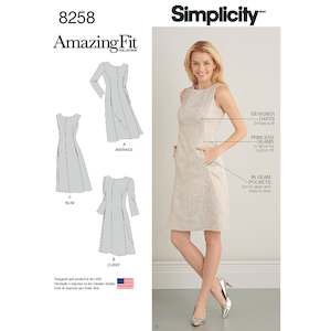 Haberdashery: Simplicity Pattern 8258 Women's and Plus Size Amazing Fit Dress