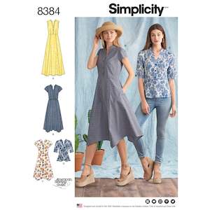 Haberdashery: Simplicity Pattern 8384 Women’s Dress with Length Variations and Top