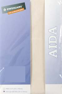 Haberdashery: Zweigart Fat Quarter Aida Cloth 18ct, Ecru