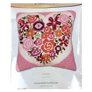 Cross Stitch Cushion Kit, 40x40cm