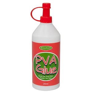 Haberdashery: PVA Glue, White- 250ml