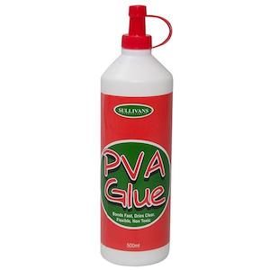 Haberdashery: PVA Glue, White- 500ml