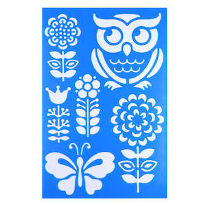 Haberdashery: Sullys Flexible Stencil, Owl