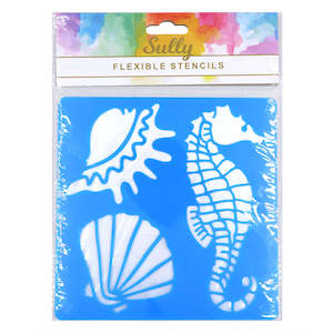 Haberdashery: Sully Flexible Stencil, Seahorse