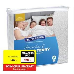 Haberdashery: Protect-A-Bed Cotton Terry Protectors