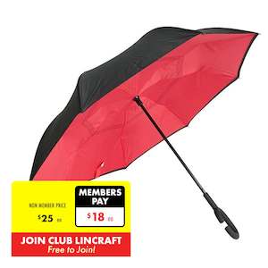 Smart Brolly Umbrella, Red