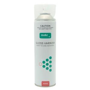 Haberdashery: Makr Varnish Aerosol Spray, Glossy- 400g