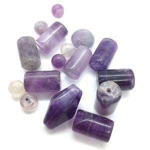 Arbee Semi Precious Beads, Pink Mix- 20gm