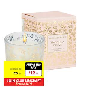 Mayfair & Bond Scented Candle, Magnolia Grove- 200g