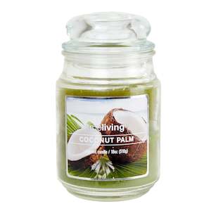 Haberdashery: True Living Jar Candle, Coconut Palm- 510g