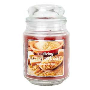 True Living Jar Candle, Salted Caramel- 510g