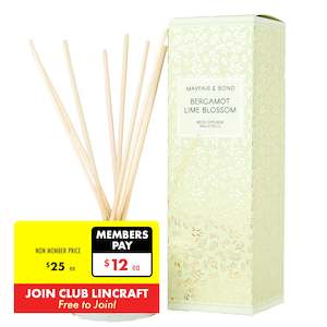 Mayfair & Bond Reed Diffuser, Bergamot Lime Blossom- 80ml