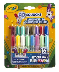 Haberdashery: Crayola Glitter Glue- 16pc