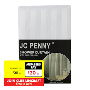 JC Penny Shower Curtain, 180cm