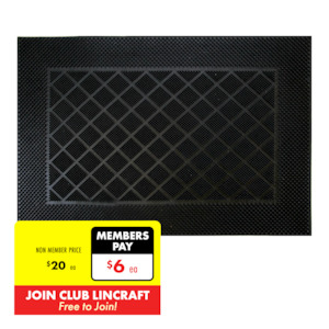 Formr Rubber Pin Mat, Diamond