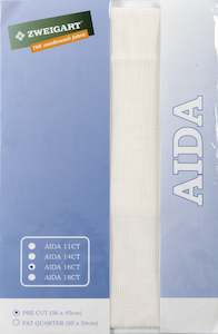 Haberdashery: Zweigart Pre-Cut Aida Cloth 16ct, Antique