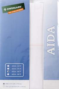 Zweigart Pre-Cut Aida Cloth 16ct, White