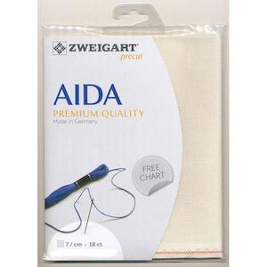 Zweigart Precut Aida, Ecru-18cnt