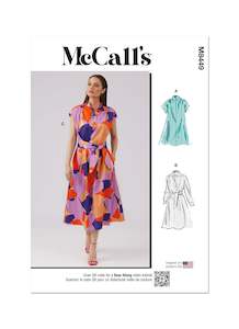 McCall's Pattern M8449 Misses' Dress