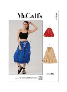 McCall's Pattern M8452 Misses' Skirt/Pants