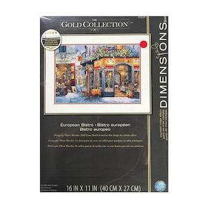 Dimensions Stitch Kit, European Bistro- 40 x 27cm