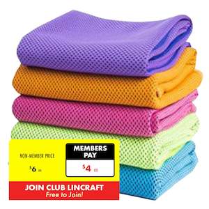 Haberdashery: Gym Cooling Towels, Assorted Colours- 100x30cm