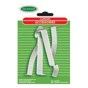 Haberdashery: Sullivans Bracket, 75mm White- 2pcs