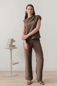 Footwear: Eveline Pant - Chocolate