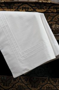 ITALIAN Cotton Sheets VENEZIA WHITE 800TC