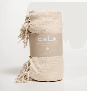 Turkish Beach Towel Natural CALA