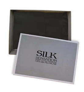 Silk Pillowcase 100% Mulberry Silk BLACK