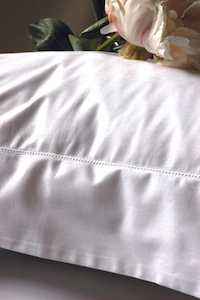 Italian Cotton AJOUR White LODGE Pillowcase