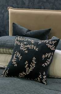 Velvet Cushion CHAYA Midnight