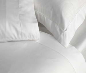 COTTON Percale Sheets 500 TC LUXURY Hemstitch Detail