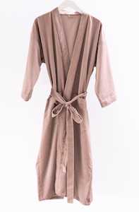 VELVET Housecoat NOKORI Pink Clay