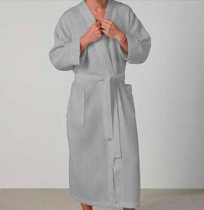 Waffle Robe GREY Kimono style Perfect Gift