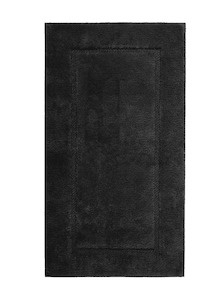 Luxury Bath Rug Black Made in Portugal