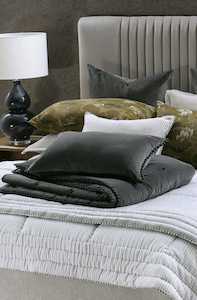 VELVET Comforter MATEO Graphite